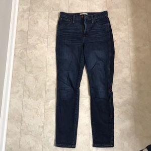 High-rise skinny jeans